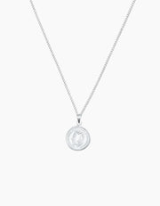 Silver Coin Necklace ZJ jewellery Silver Coin Necklace